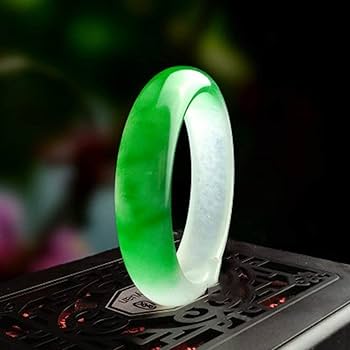 ☆逸品！素敵な天然翡翠 幅11.5mm 内径59mm バングル☆新品！