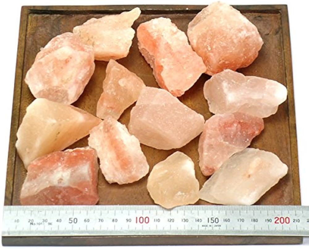 Amazon.co.jp: ヒマラヤ岩塩 ブロック 1kg 食用 塊 浄化 天然岩塩 塩