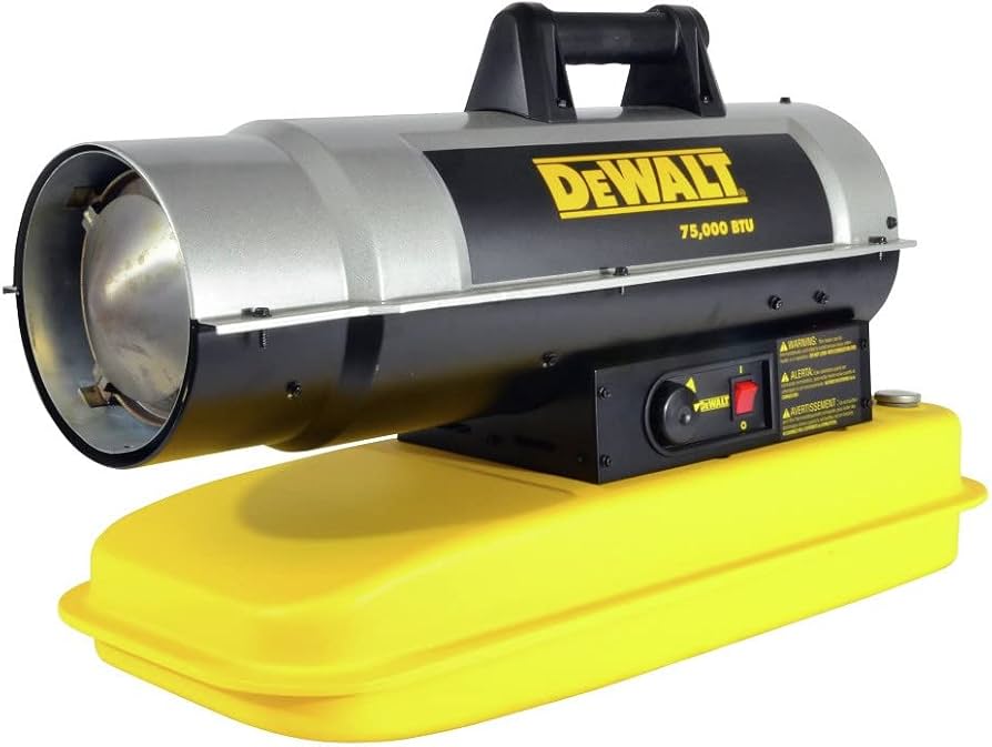 Amazon.com: DEWALT DXH75KT Kerosene Heater, 75K BTU : Tools & Home