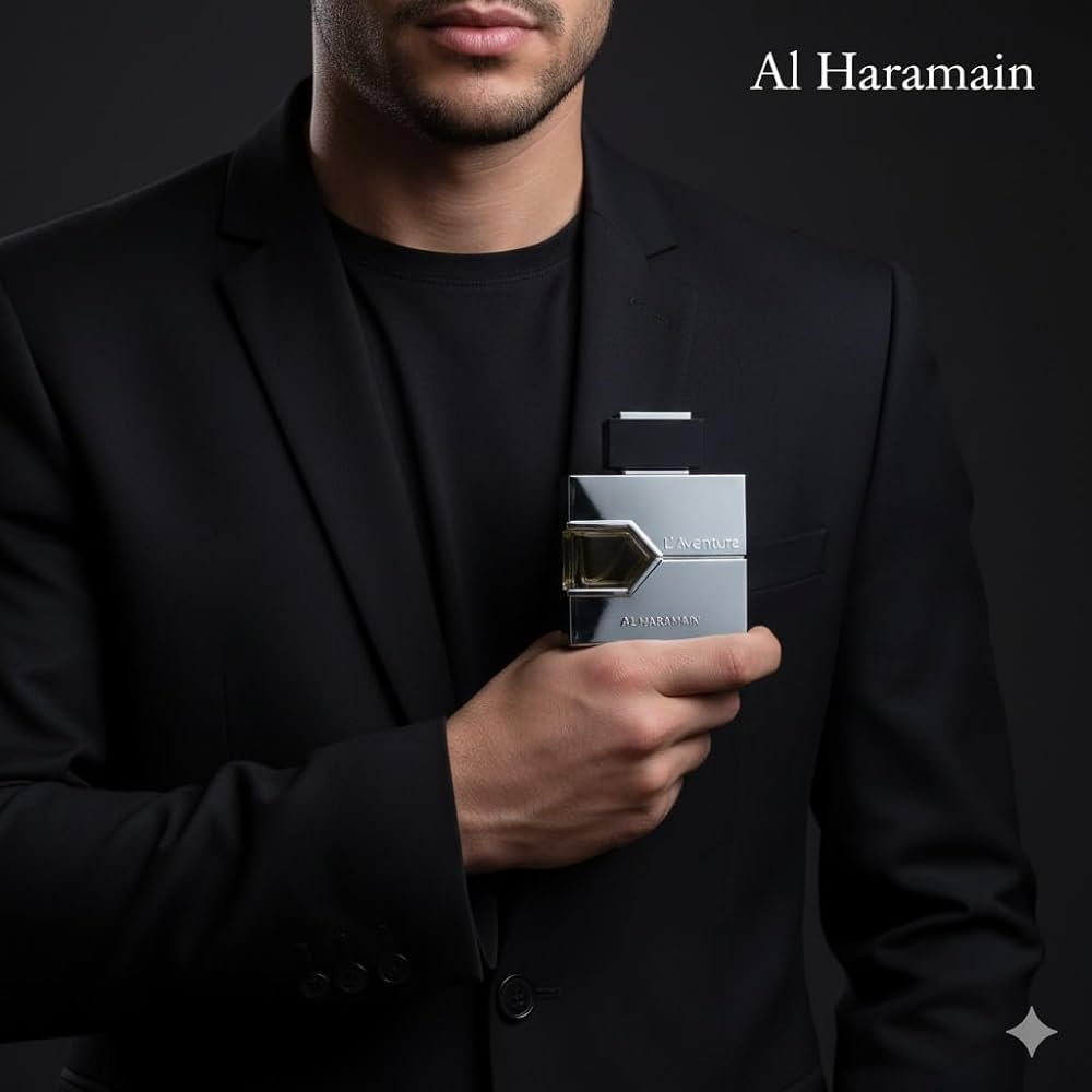 Al Haramain L'aventure for Men Eau de Parfum Spray, 3.4 Ounce