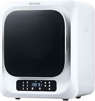 Amazon | SunRuck 衣類乾燥機 3kg ホワイト UV除菌 小型衣類乾燥機