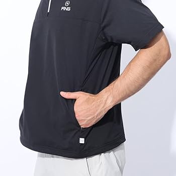 Amazon.co.jp: ピン（PING） ゴルフウェア 半袖 撥水ハーフジップ