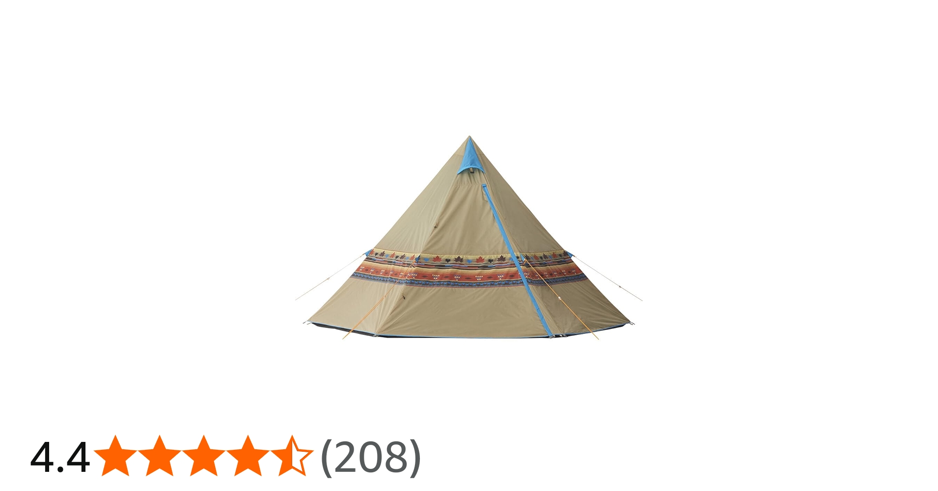 Amazon | ロゴス テント Tepee ナバホ300[2~3人用] 71806501 | ロゴス