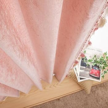Amazon｜ニトリ カーテン トリム 100X135cm 2枚入り ローズ NITORI