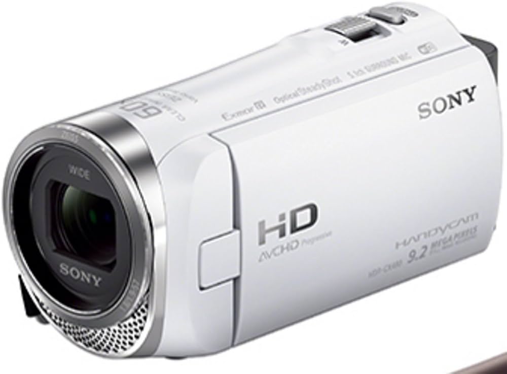 Amazon | SONY HDビデオカメラ Handycam HDR-CX480 ホワイト 光学30倍