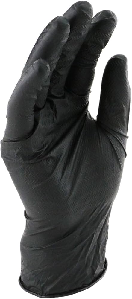 Amazon.co.jp: 川西工業 アイアングリップハｰド ブラック Lサイズ(50枚