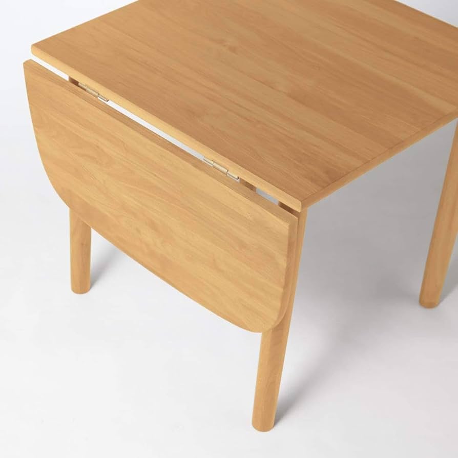 Amazon.co.jp: 無印良品 木製エクステンションテーブル/80-120cm/楕円