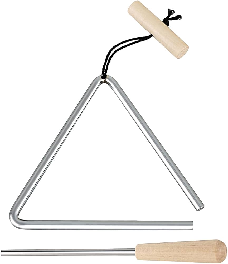 Amazon | スチールトライアングル楽器、トライアングルハンド