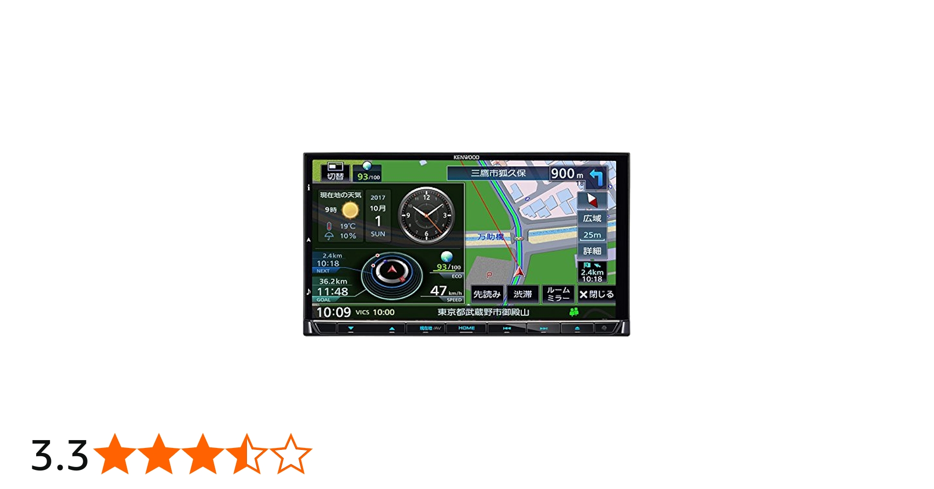 Amazon.co.jp: Kenwood MDV-M705 Car Navigation System Saisen