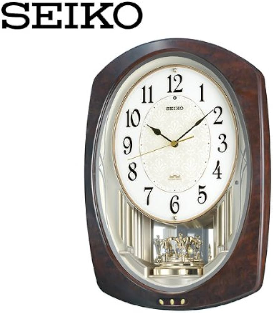 Amazon.co.jp: セイコー SEIKO 電波掛け時計 AM239H ウエーブ