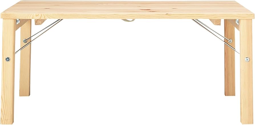 Amazon｜無印良品 パイン材ローテーブル・折りたたみ式 幅80×奥行50×高