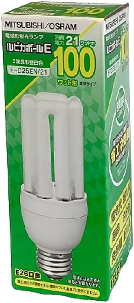 Amazon | 三菱オスラム ルピカボールE 電球形蛍光ランプ 21W 100ワット