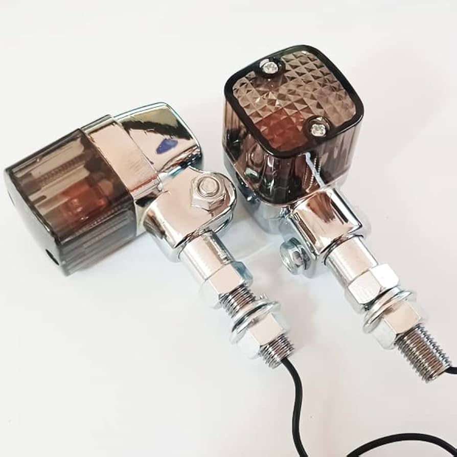 Amazon | 角型 メッキ ヨーロピアン ウインカー スモークレンズ 2個