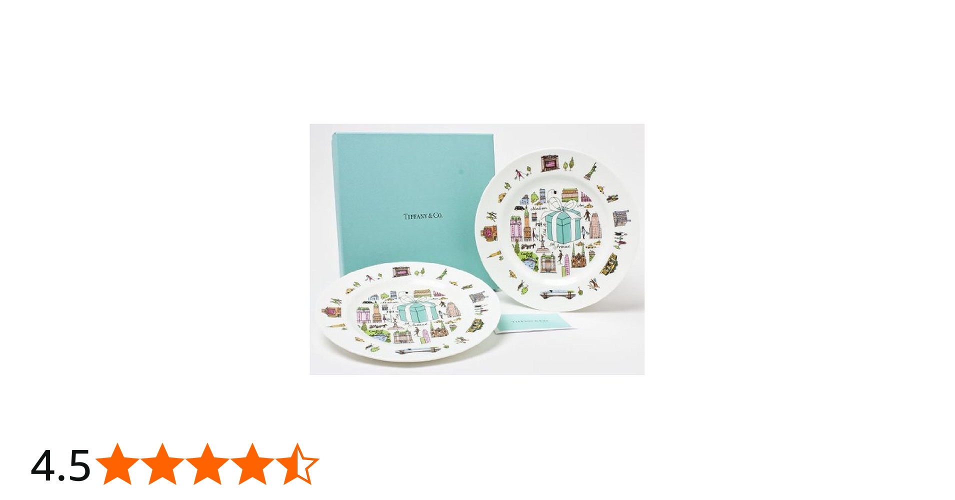 Amazon.co.jp: ティファニー 5thアベニュー ペア デザートプレート