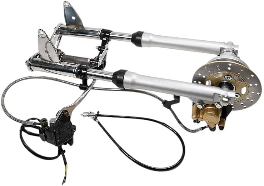 Amazon | ミニモト モンキーフロントサスペンションディスクシルバー