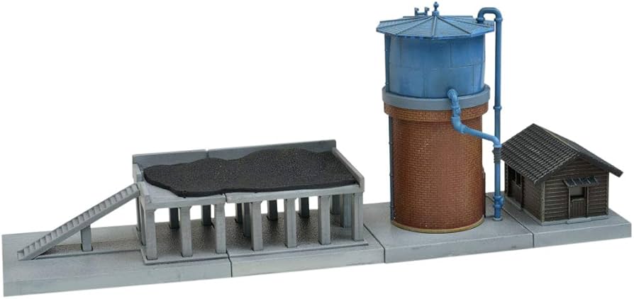 Amazon | 情景コレクション 情景小物081-2 給水塔・給炭台A2 ジオラマ