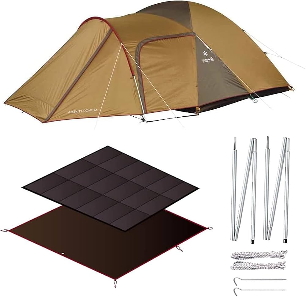 スノーピーク アメニティドームM SDE-001RH テント☆グランドシート付