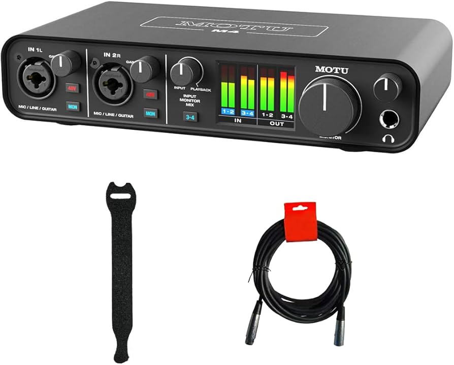 Amazon.com: MOTU M4 Desktop 4x4 USB Type-C Audio-MIDI Interface