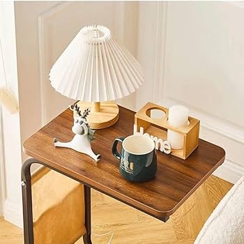 Amazon｜サイドテーブル コの字 キャスター付き ベッドサイドテーブル