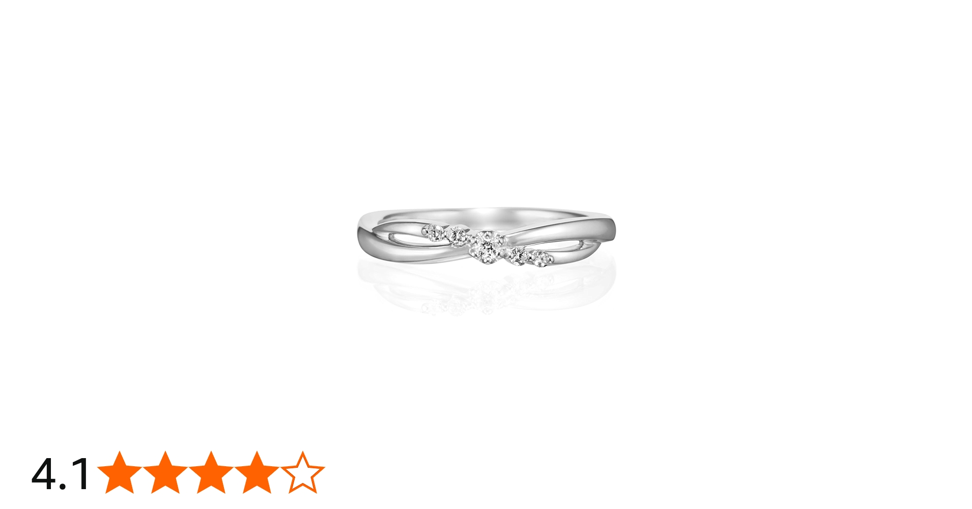 Amazon | 【公式】 4℃(ヨンドシー) エターナルシルバーリング 10号