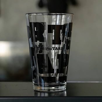 Amazon.co.jp: TARPtoTARP TARP GLASS ハーフパイントグラス 黒2個