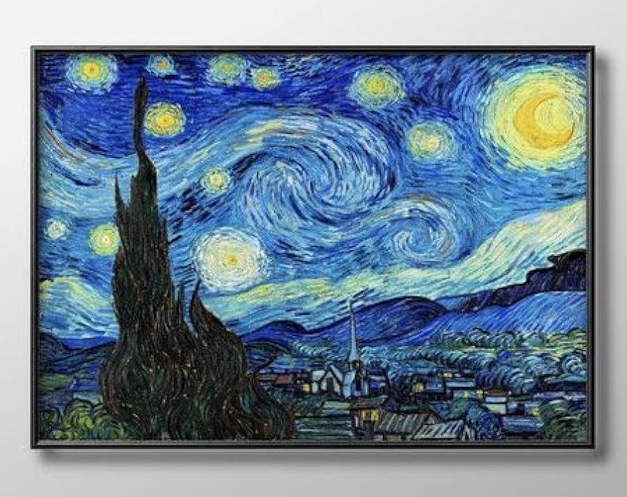 Amazon.co.jp: フィンセント ファン ゴッホ 星月夜 比率変更版 A3