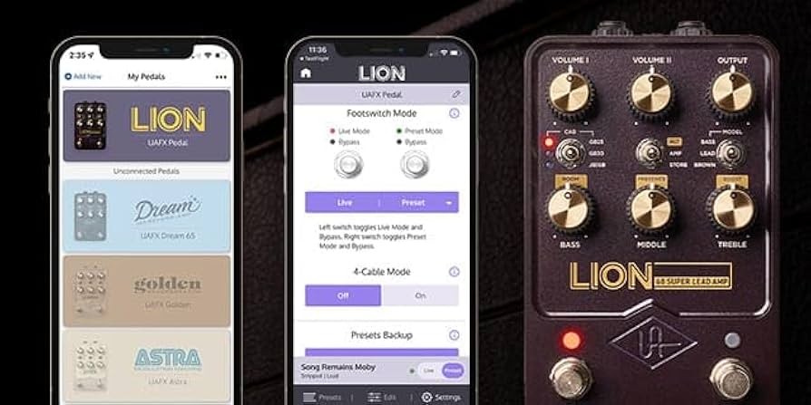 Universal Audio Lion 68 Super Lead Amp Pedal : Amazon.ca: Musical