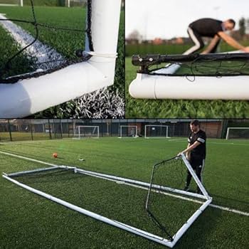 Amazon | [クイックプレイ] 組み立て式 サッカーゴール 5m×2m 2台