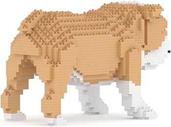 Amazon.com: JEKCA English Bulldog 01S-M03 | Dog Plastic Building