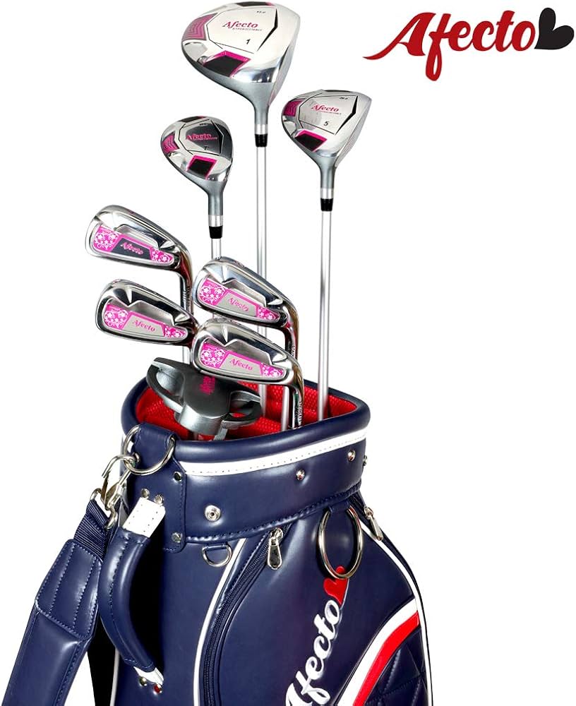 Amazon.co.jp: 【右用】 AFECTO（アフェクト）レディース ゴルフセット