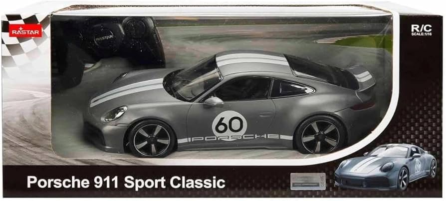 Amazon.co.jp: RASTAR R/C 1:16 ポルシェ 911 スポーツ クラシック