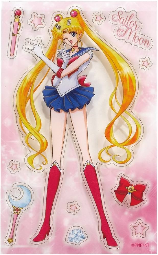 Amazon | サンスター クリスタルステッカー 美少女戦士セーラームーン4