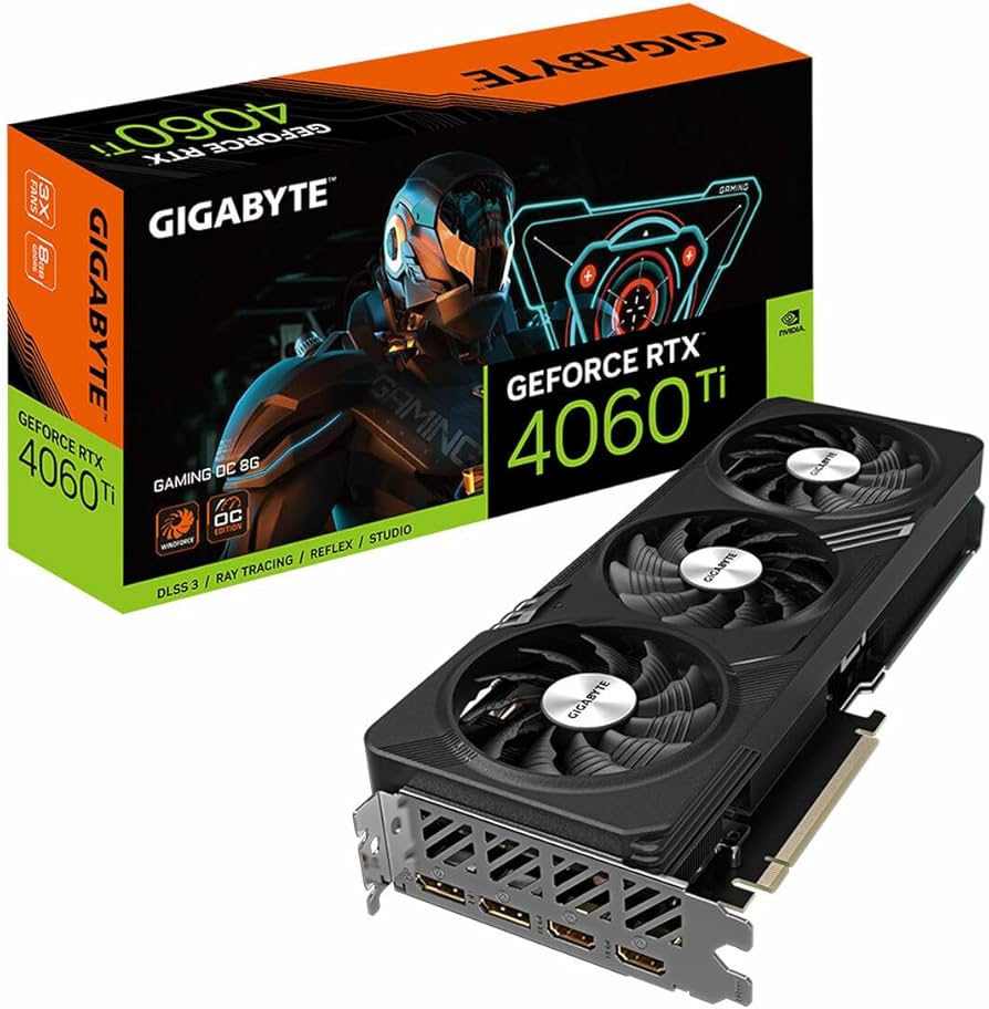 Amazon.com: Gigabyte GeForce RTX 4060 TI Gaming OC 8GB Graphics