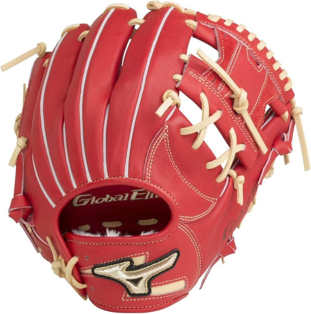 Global Elite 硬式グローブ レッド Mizuno Global Elite 硬式グローブ