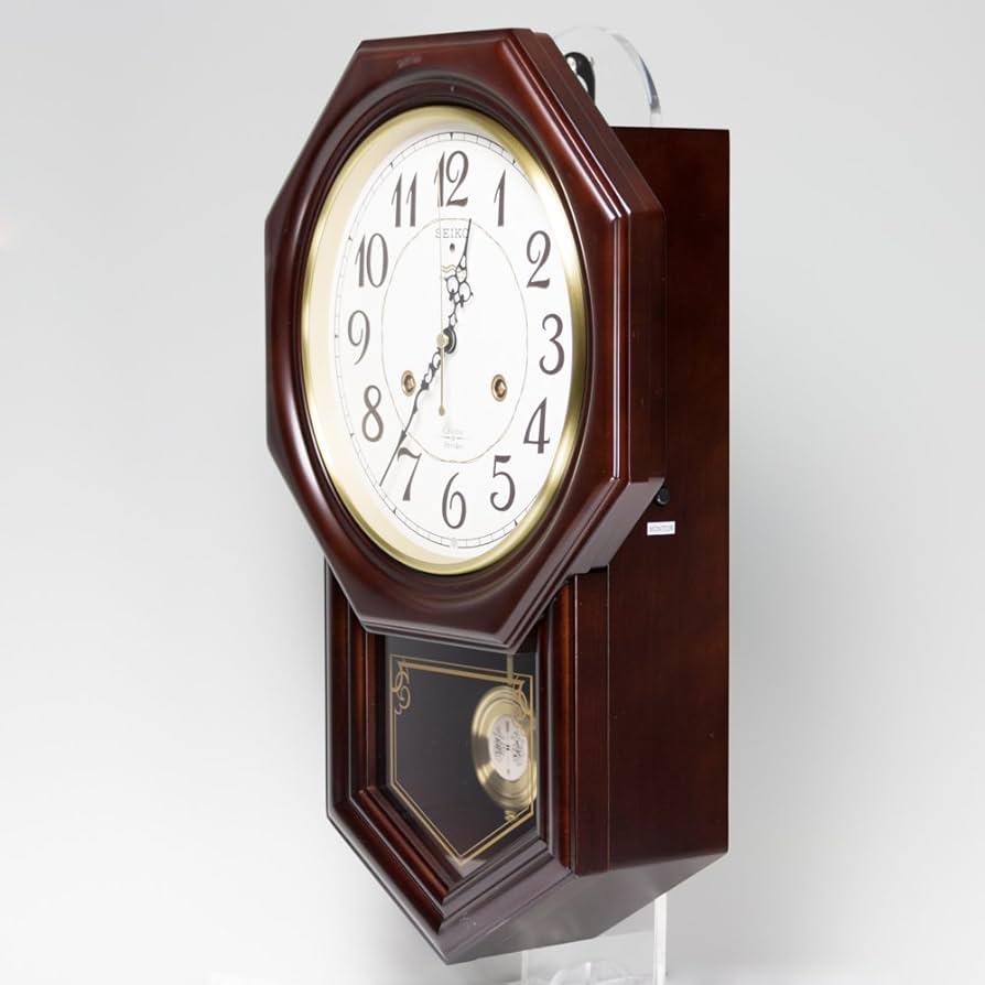 Amazon.co.jp: セイコークロック 掛け時計 電波 アナログ 報時選択式