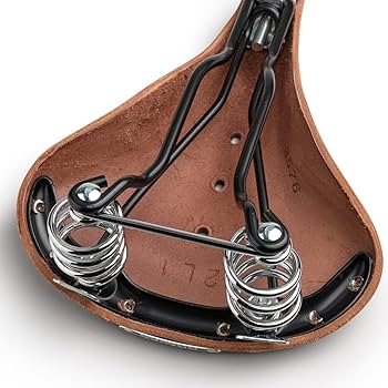 Amazon | BROOKS レザーサドル スプリングつきモデルB66のシングル