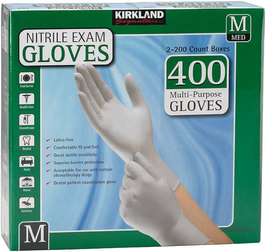 Amazon.co.jp: KIRKLAND カークランド ニトリルグローブ 手袋 Mサイズ