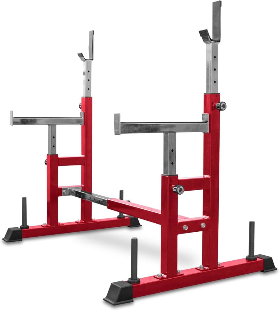 Amazon.co.jp: FIELDOOR ベンチプレスラック/スクワットラック