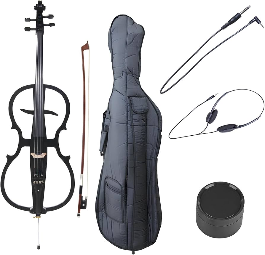 Amazon.com: Cecilio 4/4 Electric Cello with Ebony Fittings