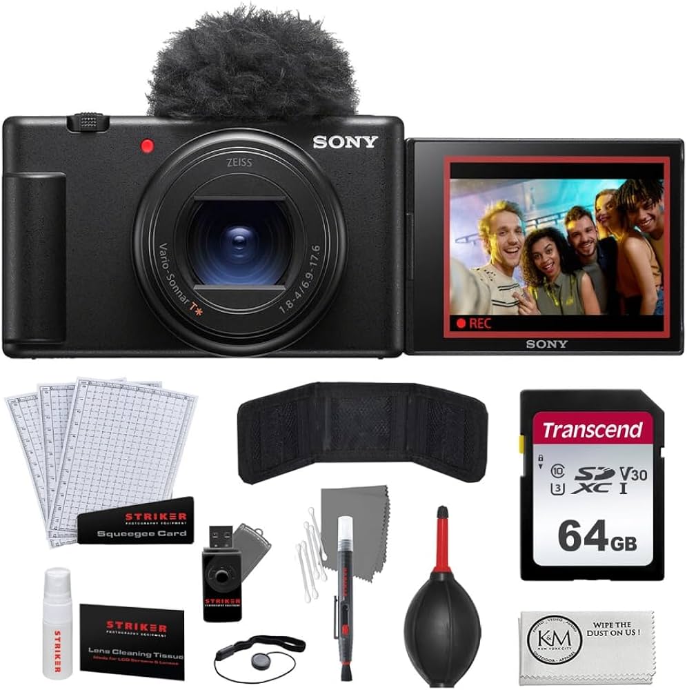 Amazon | Sony ZV-1 II デジタルカメラ | ブラック 64GBメモリーカード