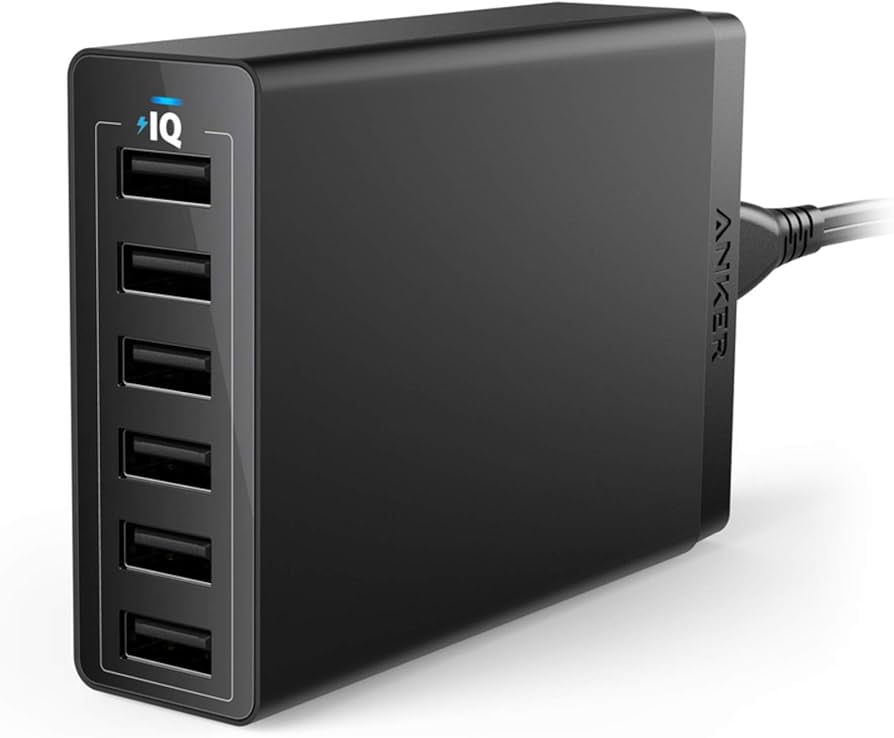 Amazon.com: Anker Desktop Charger, 60W 6 Port USB Multiple