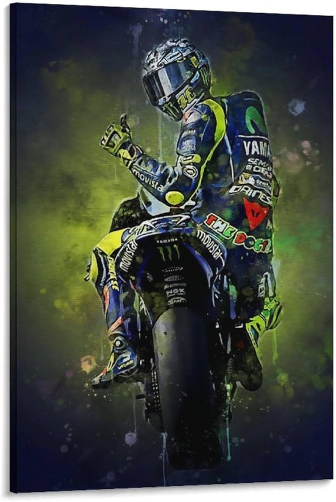 Amazon.co.jp: バレンティーノ・ロッシ2017 ポスター 絵画 ポスター