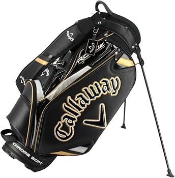 Callaway ゴルフバッグ 黒/赤 5分割 フード有クラブカバーサービス付き