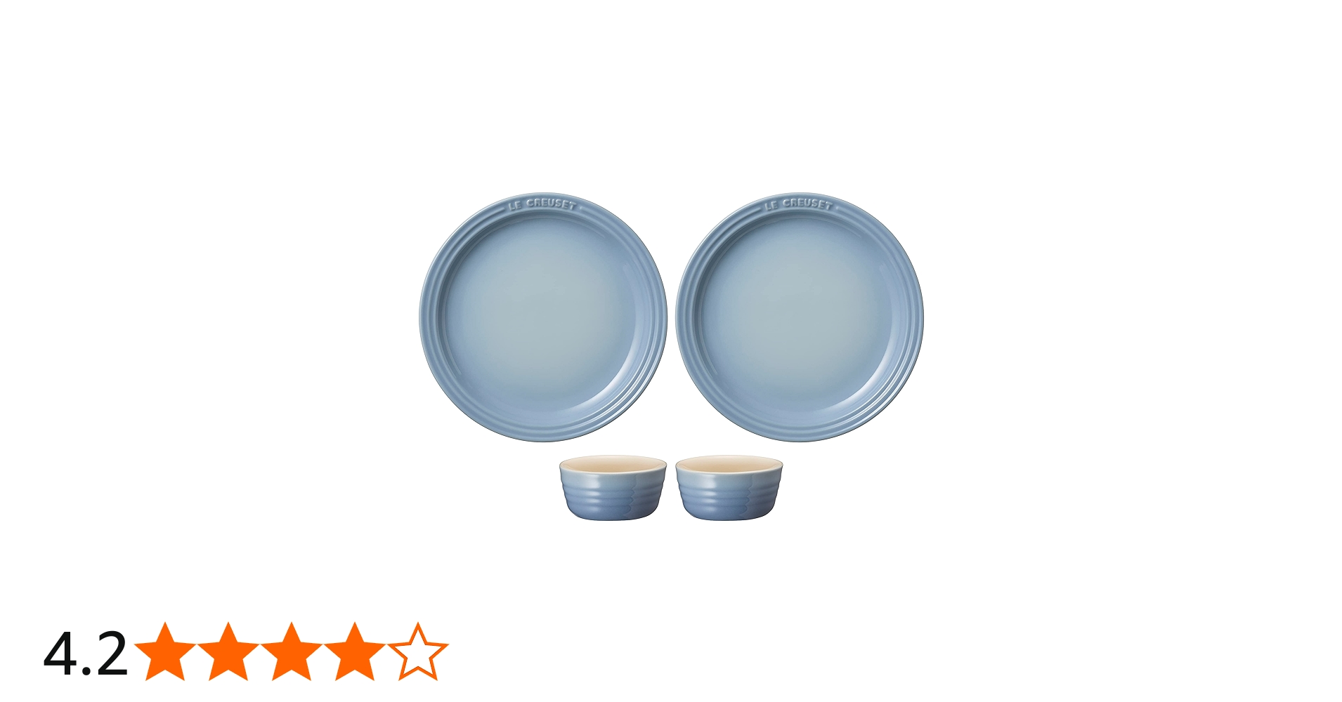 Amazon.co.jp: ル・クルーゼ(Le Creuset) ラウンド・プレート セット