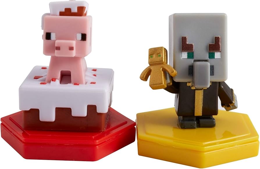 Amazon.com: Mattel Minecraft Earth Boost Mini Action Figures 2