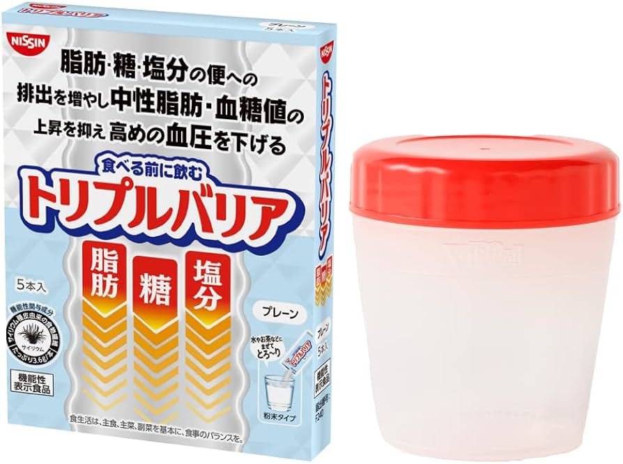 Amazon.co.jp: 【シェーカー付き】 日清食品 トリプルバリア オオバコ