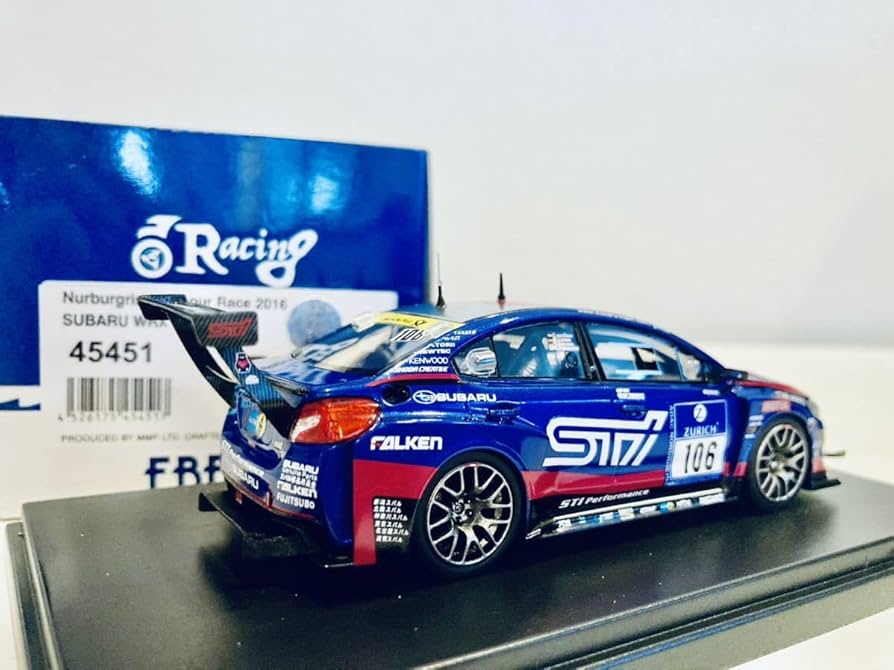 Amazon | 1/43 EBBRO スバル WRX STI #106 Class Winner Nurburgring