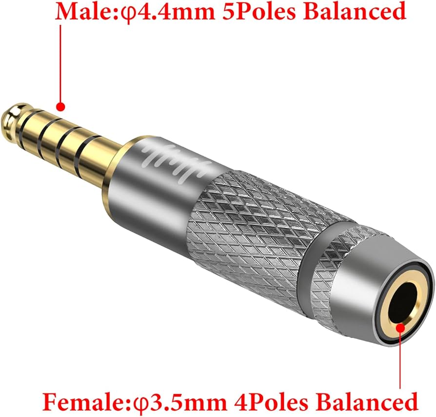 Amazon.co.jp: Geekria Apollo 変換プラグ 4.4mm(オス)5極 →3.5mm