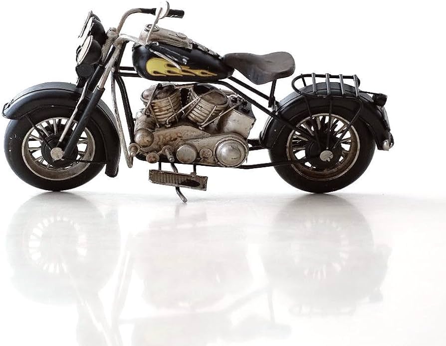 Amazon.co.jp: バイク 置物 おしゃれ アンティーク調 レトロ オブジェ