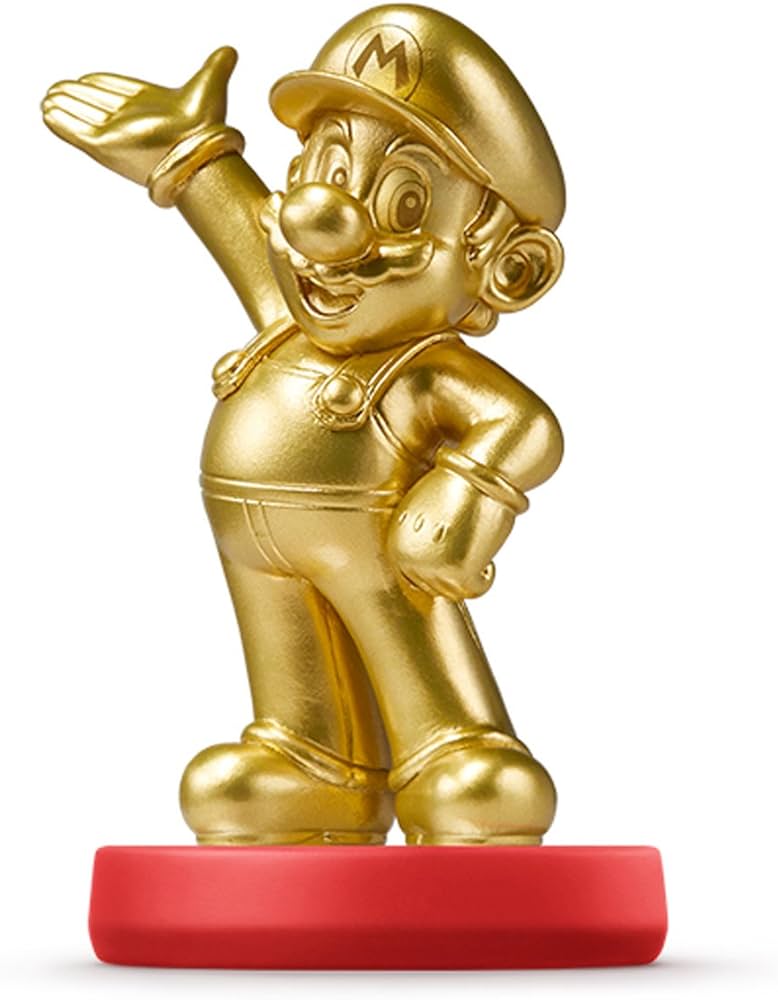 Amazon.co.jp: amiibo マリオ【ゴールドVer.】 (スーパーマリオ